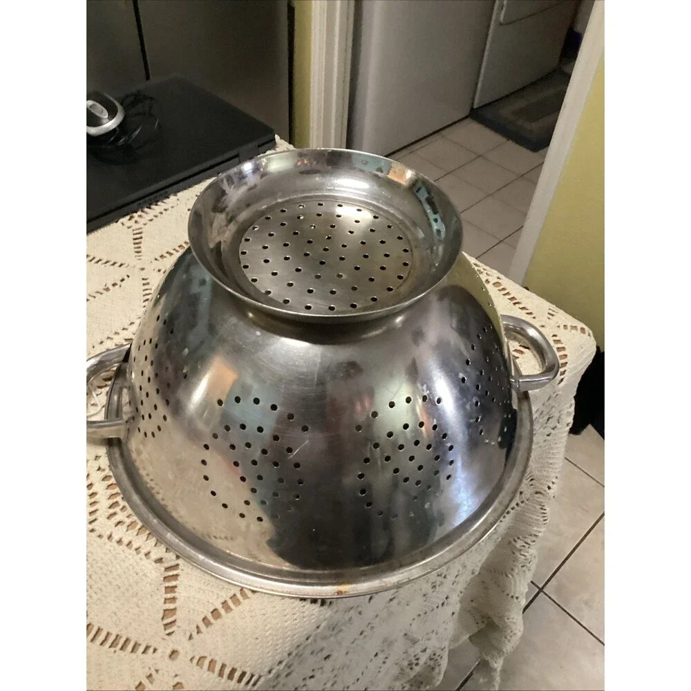 Very Large Commercial Stainless Steel Colander